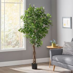 70.9 Inch Artificial Ficus Tree for Home Decor