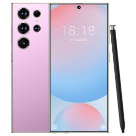 8GB+256GB I24 Ultra Android 13 Smartphone - 6.8"HD Display, 6000mAh Battery, Built-in Stylus Pen, Unlocked Cell Phone For Global Use(Pink)