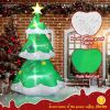 6.9 FT Lighted Christmas Inflatable Decoration, Inflatable Christmas Tree