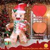 7.9 FT Lighted Christmas Inflatable Decoration, Inflatable Gingerbread Man Outdoor Decoration