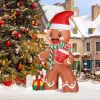 7.9 FT Lighted Christmas Inflatable Decoration, Inflatable Gingerbread Man Outdoor Decoration