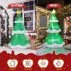 6.9 FT Lighted Christmas Inflatable Decoration, Inflatable Christmas Tree