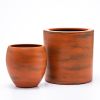 Smart Self-watering Round Planter Pot for Indoor and Outdoor - Terracotta Painted