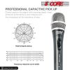 5 CORE Professional Dynamic Vocal Microphone Neodymium Cardioid Unidirectional Handheld Mic for Singing Karaoke Steel Mesh Grille Metal Body With ON O