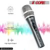 5 CORE Professional Dynamic Vocal Microphone Neodymium Cardioid Unidirectional Handheld Mic for Singing Karaoke Steel Mesh Grille Metal Body With ON O