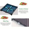 2pcs plant box for outdoor flowers vegetable planter planting box vegetable plants for pot households plastic planting box roof patio plants Size