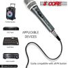 5 CORE Professional Dynamic Vocal Microphone Neodymium Cardioid Unidirectional Handheld Mic for Singing Karaoke Steel Mesh Grille Metal Body With ON O