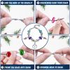 Advent Calendar 2024 Girls Zodiac Constellation Bracelet Making Kit, 24 Days Countdown Christmas Advent Calendar with 2 sets DIY Bracelets