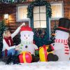 5 Feet Snowman Christmas Inflatables with Gift Boxes