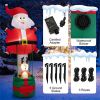 8 Feet Christmas Decorations,Inflatable Santa Claus and Reindeer