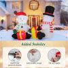 5 Feet Snowman Christmas Inflatables with Gift Boxes