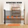 VEVOR Retractable Baby Gate, 34.2" Tall Mesh Baby Gate, Extends up to 60" Wide Retractable Gate for Kids or Pets