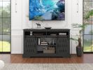 Fireplace TV Stand for TVs up to 65", Entertainment Center with 23" Electric Fireplace