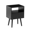 Single draw nightstand - Black