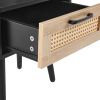 Single draw nightstand - Black