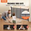 VEVOR Retractable Baby Gate, 34.2" Tall Mesh Baby Gate, Extends up to 60" Wide Retractable Gate for Kids or Pets