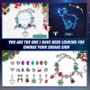 Advent Calendar 2024 Girls Zodiac Constellation Bracelet Making Kit, 24 Days Countdown Christmas Advent Calendar with 2 sets DIY Bracelets