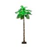 6 feet Hawaiian style artificial palm tree with LED lighting