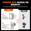 VEVOR Front Door Handle and Deadbolt Set, Satin Nickel Square Handle Set with Lever Door Handle