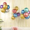 Metal Balloon Wedding Arrangement New House Decoration Birthday party Holiday Opening Ceremony 10 inch Latex Balloon Thickening