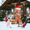 7.9 FT Lighted Christmas Inflatable Decoration, Inflatable Gingerbread Man Outdoor Decoration