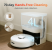 PSX8D robot vacuum cleaner automatic charging Auto empty dock automatic sweeper laser life 2.5h 3000pa strong dust cleaner BLDC55 Dustbin4L