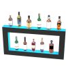 VEVOR LED Lighted Liquor Bottle Display Bar Shelf RF & App Control 48" Square