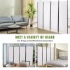 VEVOR Room Divider, 5.6 ft Room Dividers and Folding Privacy Screens (4-panel), Fabric Partition Room Dividers for Office, Bedroom, Dining Room, Study