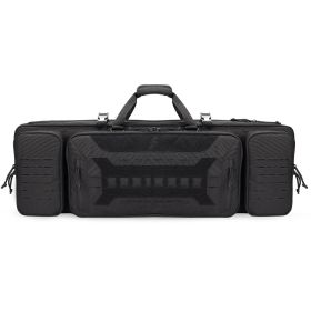 Tactical Rifle Case (Color: Black, size: 36")