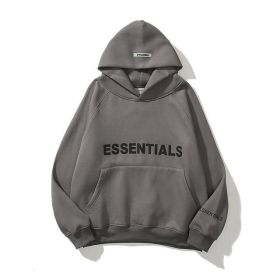 Essentials Hoodie men&#39;s and women&#39;s Sweatshirt reflective letter printed fleece super Dalian Hoodie fashion hip hop Street sweat (Color: 4, size: M)