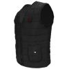 Heat Jacket Vest 3 Heating Gear Adjustable USB Heated Vest Warm Heat Coat Vest w/ 5 Heating Pads For Men Women Winter Outdoor Activity