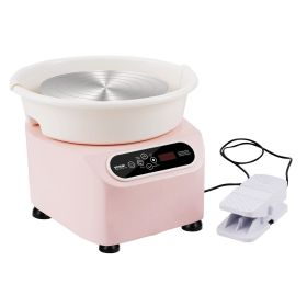 Pottery Wheel, 10 inch Pottery Forming Machine, 350W Electric Wheel for Pottery with Foot Pedal and LCD Touch Screen (Default: Default)