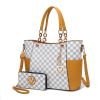 MKF Collection Merlina 2 PCS Women Tote Handbag with Wallet by Mia k