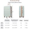 Luggage Sets New Model Expandable ABS Hardshell 3pcs Clearance Luggage Hardside Lightweight Durable Suitcase sets Spinner Wheels Suitcase with TSA Loc