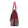 MKF Collection Autumn Crocodile Skin Tote Handbag with Wallet by Mia k