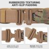 VOTAGOO Tactical Belt-MOLLE Battle Belt, with Quick Release Buckle and Anti-Slip Pad Inner Belt,Law Enforcement Duty Gun Belt