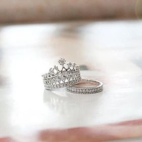 Princess Ring Set Of 2 (size: Ring Size - 8)