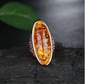 Lava Ring In Fiery Oval Opal (Ring Size: 9)