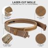 VOTAGOO Tactical Belt-MOLLE Battle Belt, with Quick Release Buckle and Anti-Slip Pad Inner Belt,Law Enforcement Duty Gun Belt