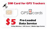 GPS Cards Sim for Mini GF07 GPS Tracker/ Phone Notification/ Speed Detector